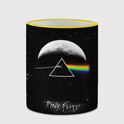 Кружка 3D PINK FLOYD LOGO ПИНК ФЛОЙД ЗВЕЗДЫ, цвет: 3D-желтый кант — фото 2