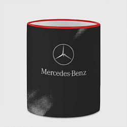 Кружка 3D Mercedes-Benz Мерс, цвет: 3D-красный кант — фото 2