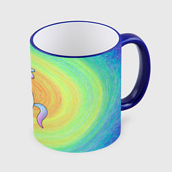 Кружка 3D На взлёт!, цвет: 3D-синий кант