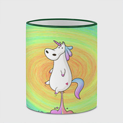 Кружка 3D На взлёт!, цвет: 3D-зеленый кант — фото 2