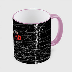 Кружка 3D Мы все мертвы All of Us Are Dead, цвет: 3D-розовый кант