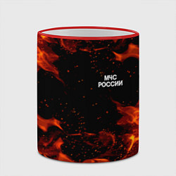 Кружка 3D МЧС РОССИИ ОГОНЬ, цвет: 3D-красный кант — фото 2