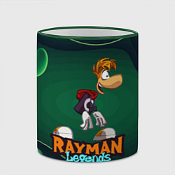 Кружка 3D Rayman Legends Green, цвет: 3D-зеленый кант — фото 2