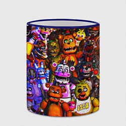 Кружка 3D Fnaf UCN, цвет: 3D-синий кант — фото 2