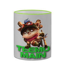 Кружка 3D Teemo main, цвет: 3D-светло-зеленый кант — фото 2