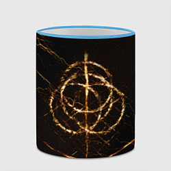 Кружка 3D ELDEN RING SYMBOL ВЕЛИКИЕ РУНЫ, цвет: 3D-небесно-голубой кант — фото 2