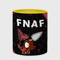 Кружка 3D FIVE NIGHTS AT FREDDYS - ФОКСИ Краска, цвет: 3D-белый + желтый — фото 2