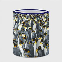 Кружка 3D Пингвины Penguins, цвет: 3D-синий кант — фото 2