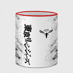 Кружка 3D Токийские мстители Tokyo Revengers logo, цвет: 3D-красный кант — фото 2