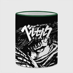 Кружка 3D ГАТС BERSERK БЕРСЕРК, цвет: 3D-зеленый кант — фото 2