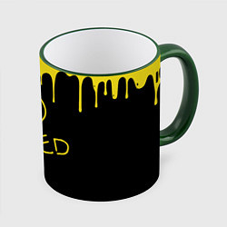 Кружка 3D Sherlock Bored Big Smile, цвет: 3D-зеленый кант