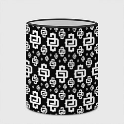 Кружка 3D Black Pattern Dope Camo Dope Street Market, цвет: 3D-черный кант — фото 2