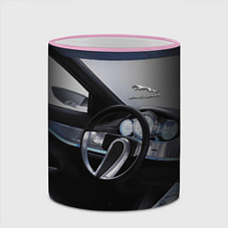 Кружка 3D Jaguar Salon Prestige!, цвет: 3D-розовый кант — фото 2