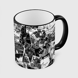 Кружка 3D Berserk pattern, цвет: 3D-черный кант