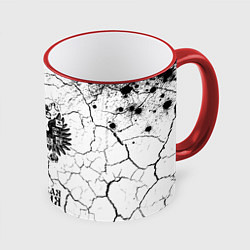 Кружка 3D RUSSIAN EMPIRE - ГЕРБ Краска, цвет: 3D-красный кант