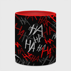 Кружка 3D HA HA HA, цвет: 3D-белый + красный — фото 2