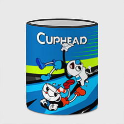 Кружка 3D 2 чашечки cuphead, цвет: 3D-черный кант — фото 2