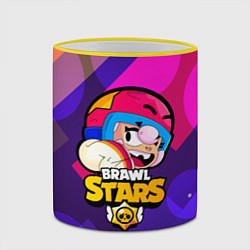 Кружка 3D Бонни Bonny brawlstars, цвет: 3D-желтый кант — фото 2