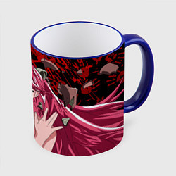 Кружка 3D Elfen Lied 3D, цвет: 3D-синий кант