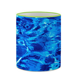 Кружка 3D Vanguard abstraction Water, цвет: 3D-светло-зеленый кант — фото 2