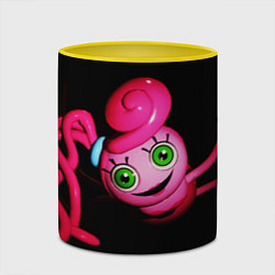 Кружка 3D POPPY PLAYTIME - Mommy long legs - Мама длинные но, цвет: 3D-белый + желтый — фото 2