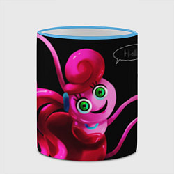 Кружка 3D POPPY PLAYTIME - Mommy long legs Мама длинные ноги, цвет: 3D-небесно-голубой кант — фото 2