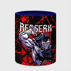 Кружка 3D БЕРСЕРК BERSERK GUTS, цвет: 3D-белый + синий — фото 2