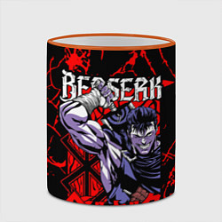 Кружка 3D БЕРСЕРК BERSERK GUTS, цвет: 3D-оранжевый кант — фото 2