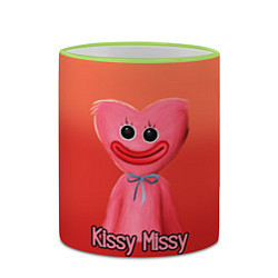 Кружка 3D КИССИ МИССИ KISSY MISSY, цвет: 3D-светло-зеленый кант — фото 2