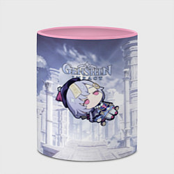 Кружка 3D Genshin Impact - Qiqi, цвет: 3D-белый + розовый — фото 2