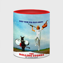 Кружка 3D Get Yer Ya-Yas Out! - The Rolling Stones, цвет: 3D-белый + красный — фото 2