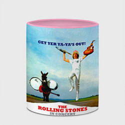 Кружка 3D Get Yer Ya-Yas Out! - The Rolling Stones, цвет: 3D-белый + розовый — фото 2