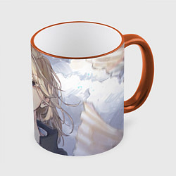 Кружка цветная Манжиро Сано арт