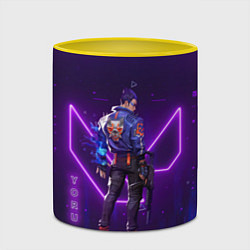 Кружка 3D YORU VALORANT, цвет: 3D-белый + желтый — фото 2