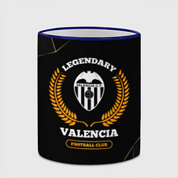 Кружка 3D Лого Valencia и надпись Legendary Football Club на, цвет: 3D-синий кант — фото 2