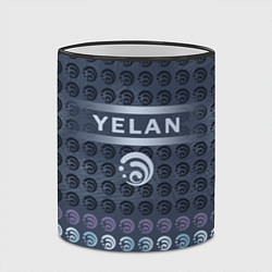 Кружка 3D Е Лань Yelan Elements Genshin Impact, цвет: 3D-черный кант — фото 2