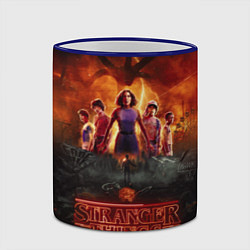 Кружка 3D ОЧЕНЬ СТРАННЫЕ ДЕЛА STRANGER THINGS, цвет: 3D-синий кант — фото 2