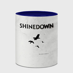 Кружка 3D The Sound of Madness - Shinedown, цвет: 3D-белый + синий — фото 2