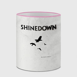 Кружка 3D The Sound of Madness - Shinedown, цвет: 3D-розовый кант — фото 2