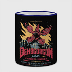 Кружка 3D Stranger Things Demogorgon, цвет: 3D-синий кант — фото 2