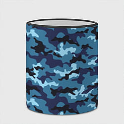 Кружка 3D Камуфляж Тёмно-Синий Camouflage Dark-Blue, цвет: 3D-черный кант — фото 2
