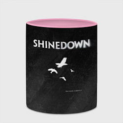 Кружка 3D The Sound of Madness Shinedown, цвет: 3D-белый + розовый — фото 2