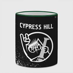 Кружка 3D Cypress Hill КОТ Арт, цвет: 3D-зеленый кант — фото 2