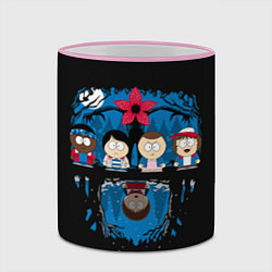 Кружка 3D Stranger Things South Park, цвет: 3D-розовый кант — фото 2
