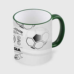 Кружка 3D Borussia Football Club Number 1 Legendary, цвет: 3D-зеленый кант