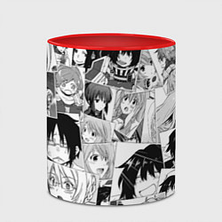 Кружка 3D Log Horizon pattern, цвет: 3D-белый + красный — фото 2