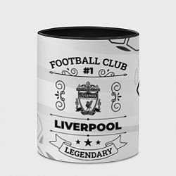 Кружка 3D Liverpool Football Club Number 1 Legendary, цвет: 3D-белый + черный — фото 2