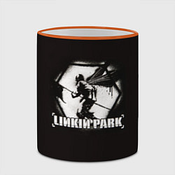 Кружка 3D Linkin Park рисунок баллончиком, цвет: 3D-оранжевый кант — фото 2