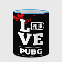 Кружка 3D PUBG Love Классика, цвет: 3D-небесно-голубой кант — фото 2