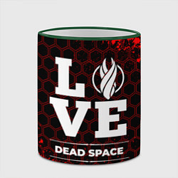 Кружка 3D Dead Space Love Классика, цвет: 3D-зеленый кант — фото 2
